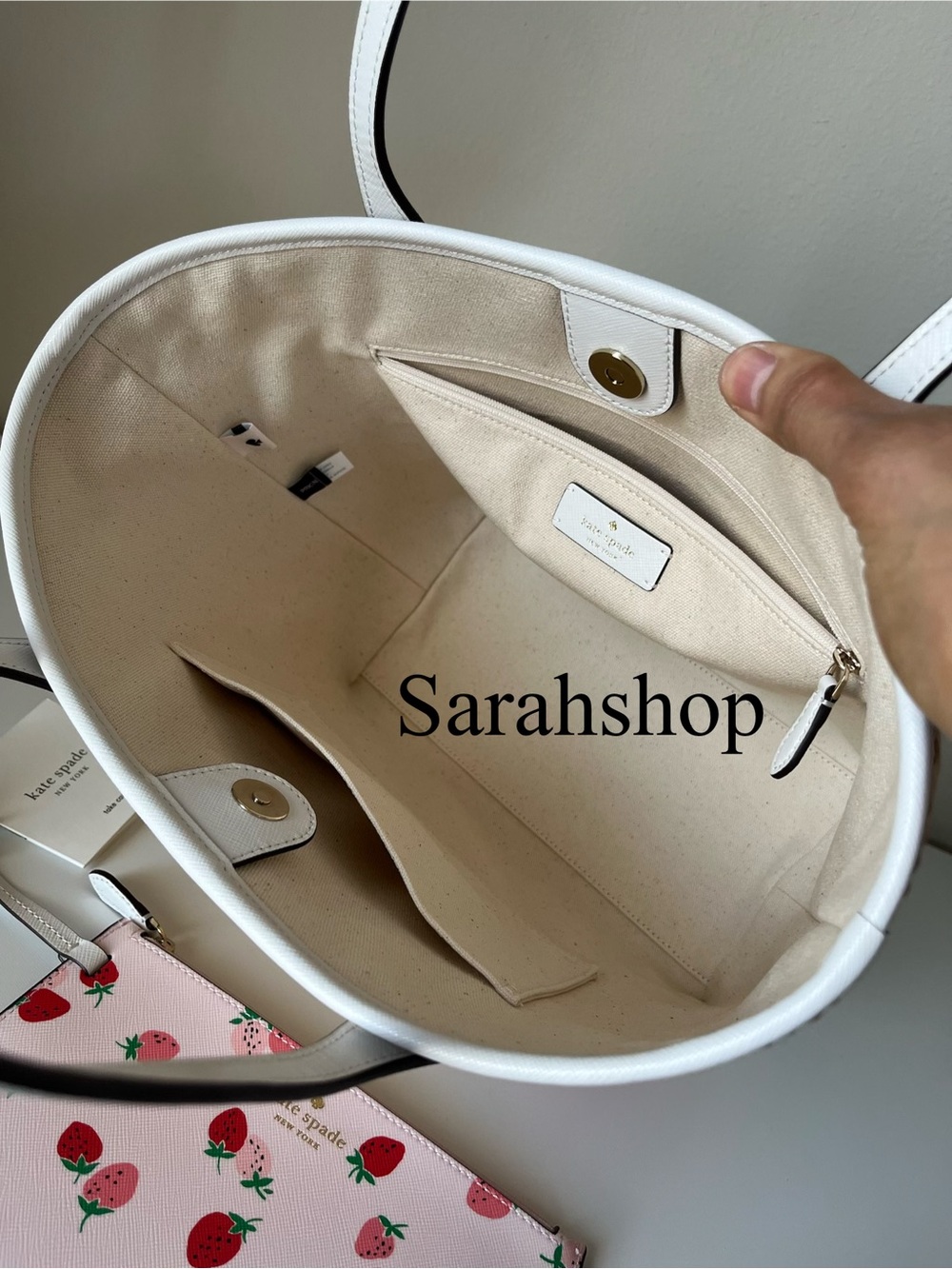 ♠️Kate Spade Picnic in the park small tote set - Picture 9 of 16